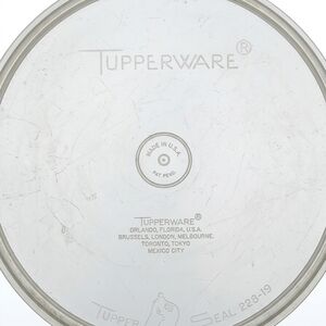 Tupperware Transparent Round Plastic Lid - Clear